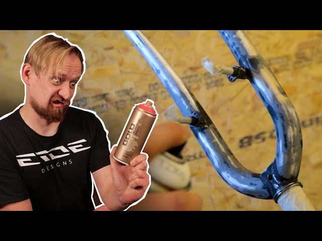 Is Montana Spray Paint Any Good For Bike Painting? MARTIN Reacts!