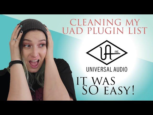 FINALLY, a Solution! UAD Plugin Cleanup