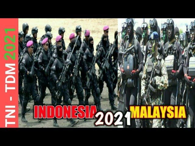 UKUR KEKUATAN MILITER INDONESIA - MALAYSIA 2021