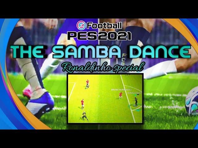 The samba dance | Ronaldinho dancing goal | Pes 2021 skill compilation #shorts