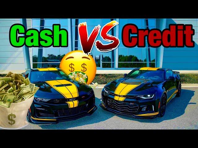 When Trying to Get a CAMARO is CASH or CREDIT more Important? (My honest opinion)