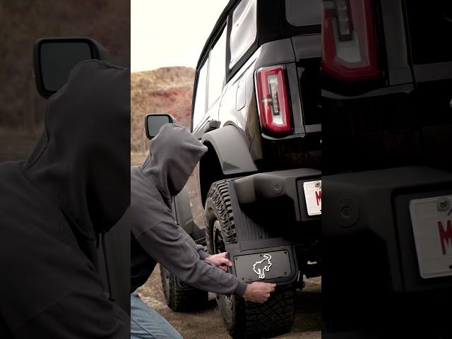 The BEST mud flaps for your Ford Bronco!  #broncolife #fordbronco  #mudflaps #trucks