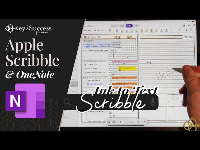 OneNote Ipad Supports Apple Scribble with iOS 16 | Convert Handwriting to Text