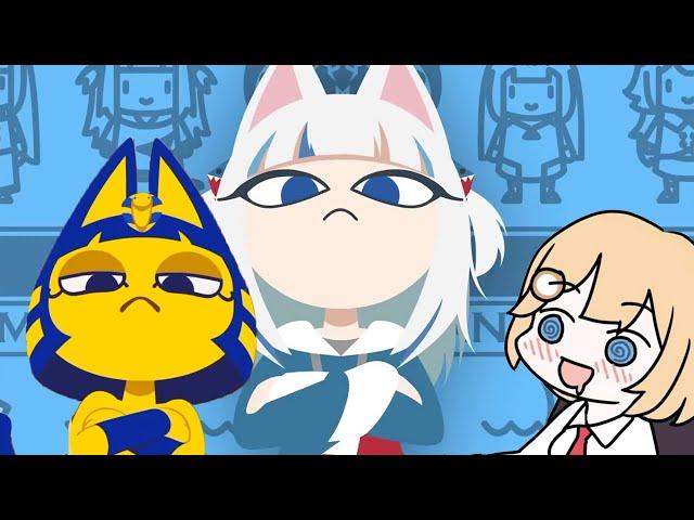 Are you winning Watson but Ankha dance Gura 【Zone Ankha】