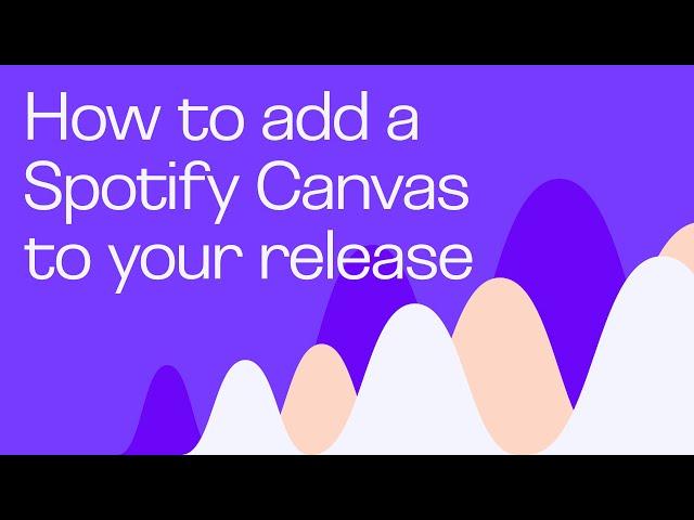 How to add a Spotify Canvas to your release