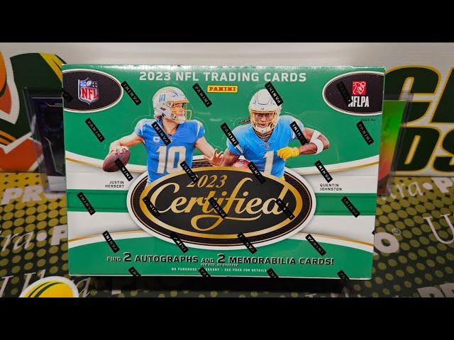 New Release! 2023 Certified Football Hobby Box Opening! 4 Hits per Box + Amazing Inserts! 