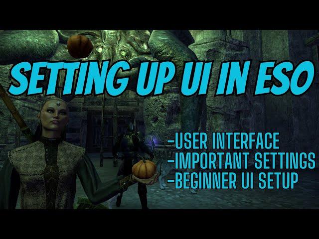 User Interface Settings In ESO