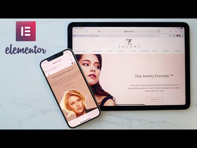 How To Make Your Website Mobile Friendly | Elementor Responsive Tutorial