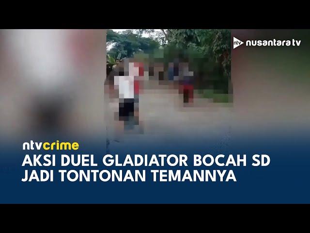 Viral! Duel Ala Gladiator Bocah SD di Tangerang Selatan, Polisi Buru Pelaku | NTV CRIME