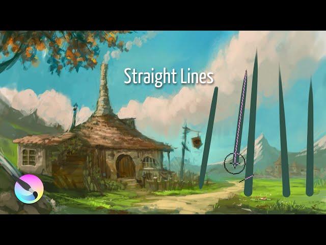 Drawing straight Lines in Krita