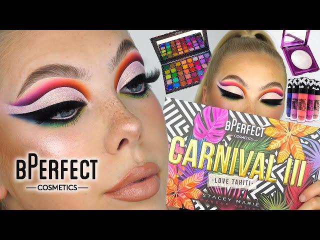 BPerfect Cosmetics X Stacey Marie MUA *CARNIVAL LOVE TAHITI COLLECTION* Review/Tutorial | Lsgmakeup