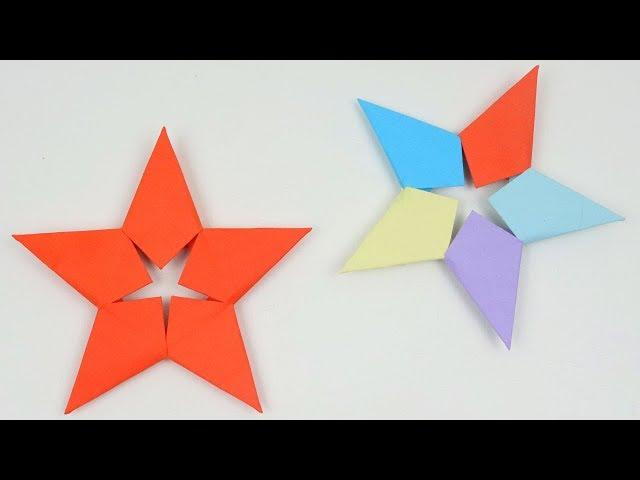 Ezzy Crafts DIY: 5 Pointed Star !!! How to Make a 5 Pointed Paper Star - Folding a Five-Point Star!!