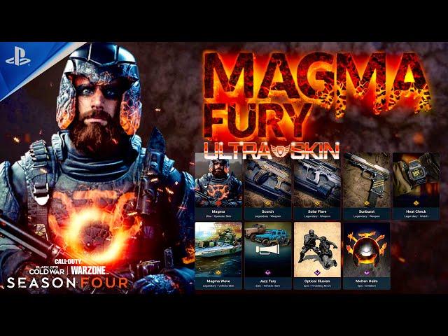 This SKIN is REACTIVE! Magma Fury ULTRA Skin | Knight Operator | Black Ops Cold War & Warzone