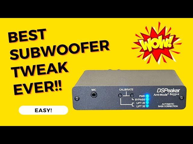 Best & Easiest Subwoofer Tweak Ever for Hi-fi!!