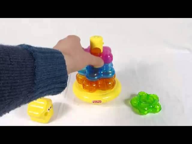 Обзор игрушки Пирамидка Fisher Price - развивает моторику