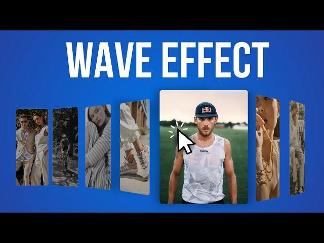 IMAGE WAVE EFFECT ON HOVER - Elementor containers