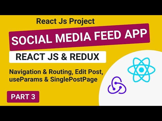 How to build a Social Media Feed App with Redux & Tailwind CSS in React: PART 3