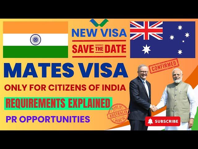 AUSTRALIA MATES VISA FOR INDIA CITIZENS I New Visa I Requirements Explained & PR Opportunities