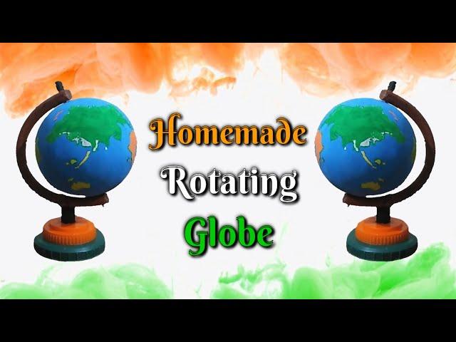 How To Make Rotating Globe | world globe kid's school project | Globe Model | Experiment Dil se