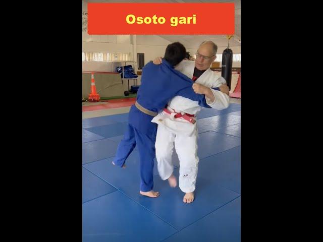 OSOTOGARI   Break-down JUDO Throw  by Graeme Spinks 61yrs