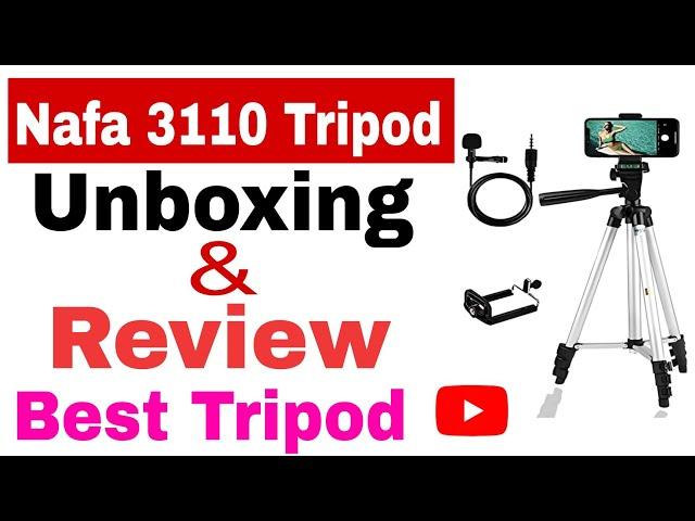 Nafa 3110 Portable  And Foldable Tripod With Mobile Holder | Tripod 3110 Setup | Tripod Unboxing
