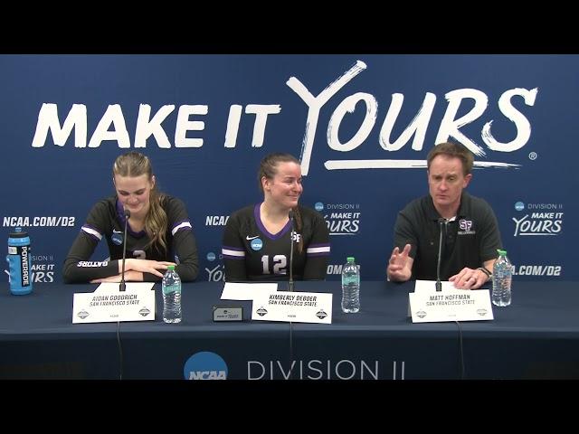 San Francisco State - 2024 NCAA Division II Women's Volleyball Quarterfinal Press Conference