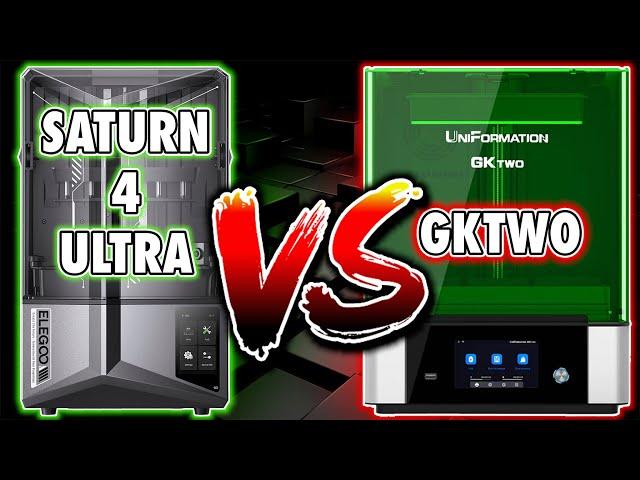 Elegoo Saturn 4 Vs Uniformation GK Two (Two) - The 10" Printer SHOWDOWN