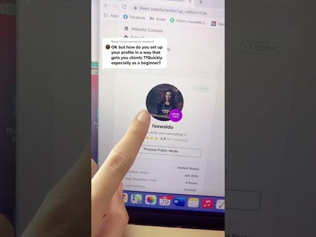 How to set up a fiverr profile for beginners