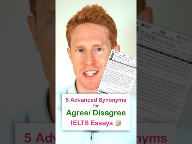 5 Advanced Synonyms for IELTS Essays | Agree/ Disagree Essays #ielts #ieltswriting