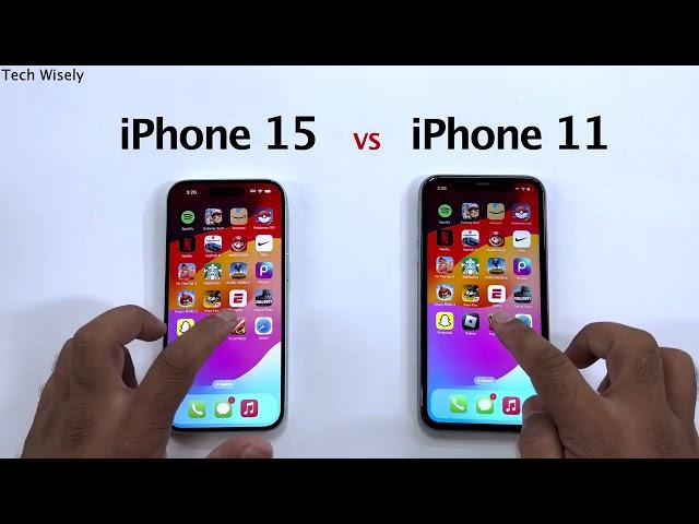 iPhone 15 vs iPhone 11 - Speed Performance Test