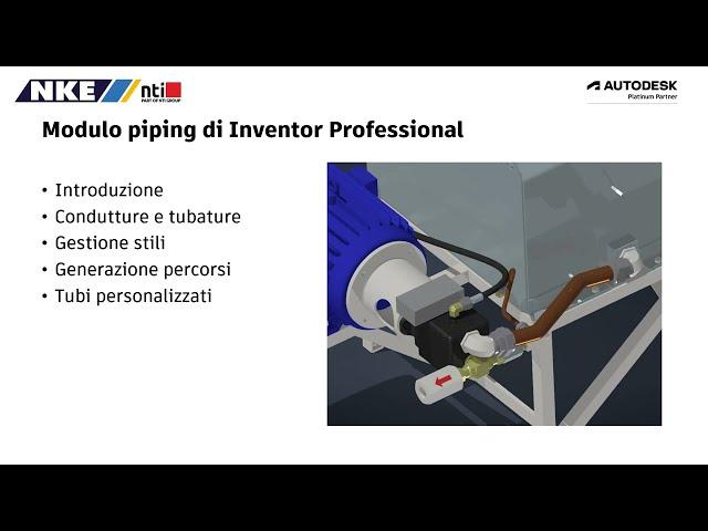 Autodesk Inventor Professional - Modulo Tube & Pipe