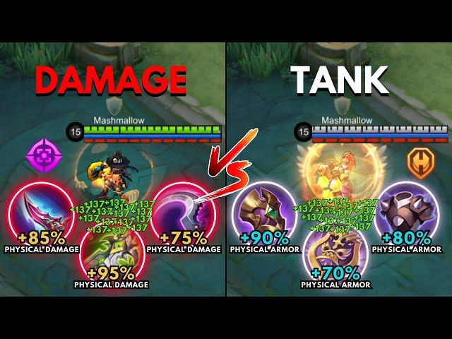 Lolita Damage Build vs Lolita Tank Build