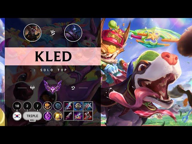 Kled Top vs Jax - KR Master Patch 14.10