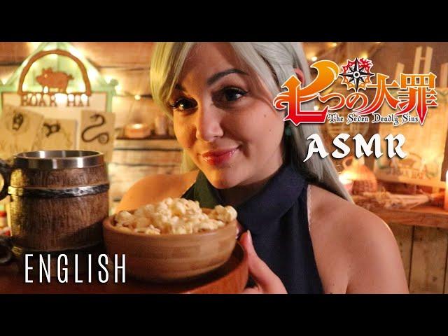 ASMR | Meet the Tavern Girl | Multiple triggers | Seven Deadly Sins | Nanatsu no Taizai