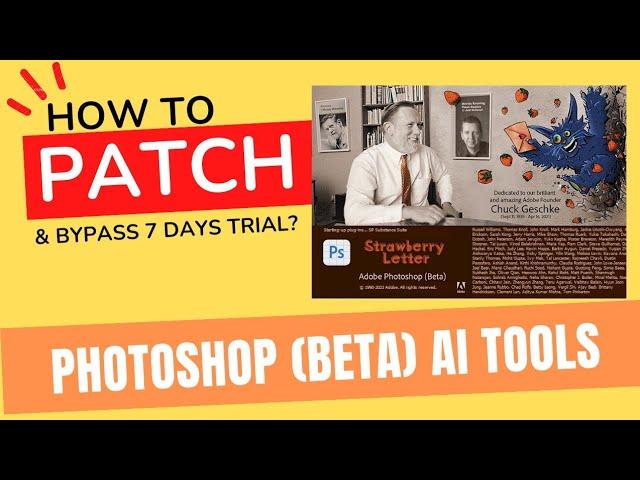 How to Patch PHOTOSHOP BETA AI | Generative Ai Tools and many more.