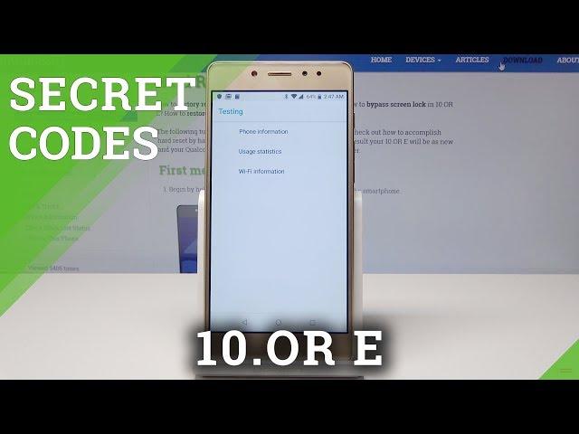 Secret Codes 10.OR E - Hidden Mode / Top Hidden Options