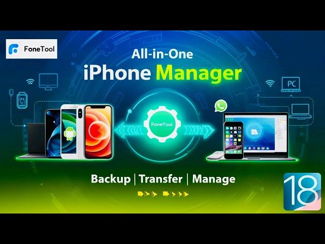 Backup & Manage iPhone Like a Pro | FoneTool ! Best Free iPhone Backup & Data Manager