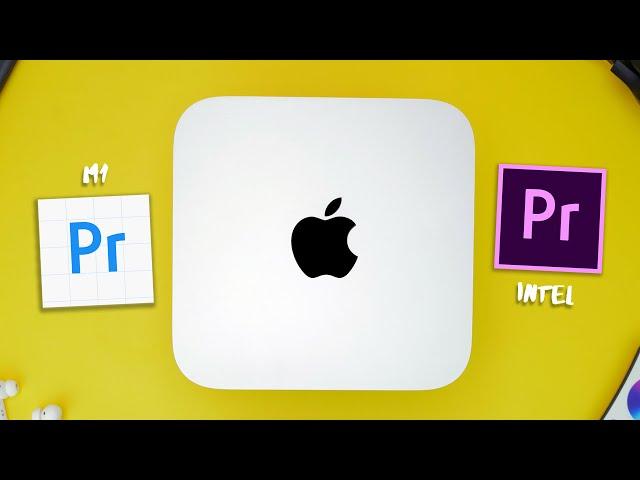 Apple Mac Mini: M1 Adobe Premiere Pro vs Intel Premiere Pro! (Editing/Rendering Test)