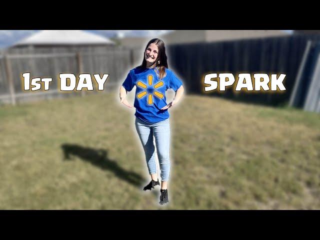 My First Day Delivering WALMART SPARK!