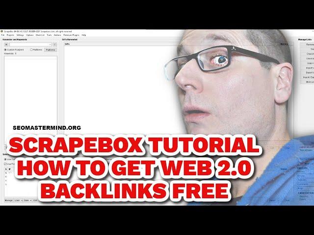 Scrapebox Tutorial 2022-How to Get Expired Web 2.0 Backlinks Free