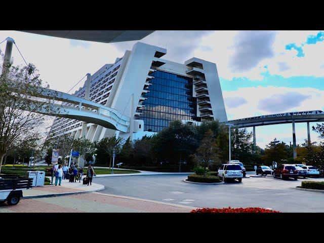 Disney's Contemporary Resort 2021 Tour & Walkthrough in 4K | Walt Disney World 50th Anniversary