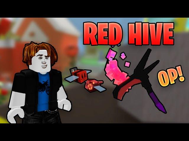 I Became a RED HIVE in Bee Swarm Simulator