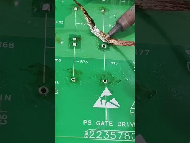 Guess component name ( Desoldering) #electronic #electrical #engineering