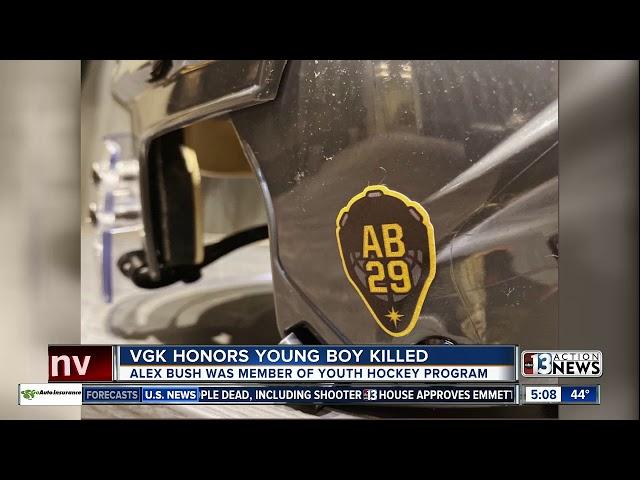 Vegas Golden Knights honor boy hit, killed by car