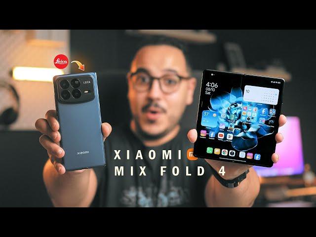 وأخيراً أول مراجعة للـ XIAOMI MIX FOLD 4  الوحش الذي سحق فولد سامسونج !!