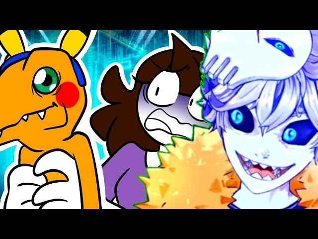 Nux Watches JaidenAnimations play Digimon and hate it as a Pokemon Fan