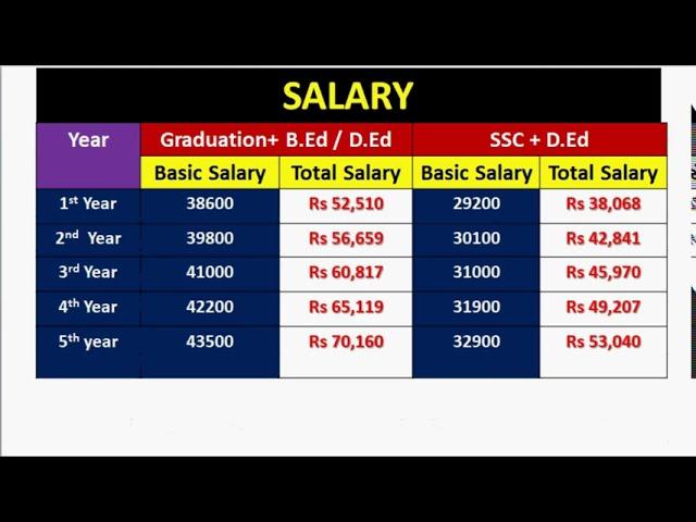 School Teacher Salary | Primary Teacher Salary