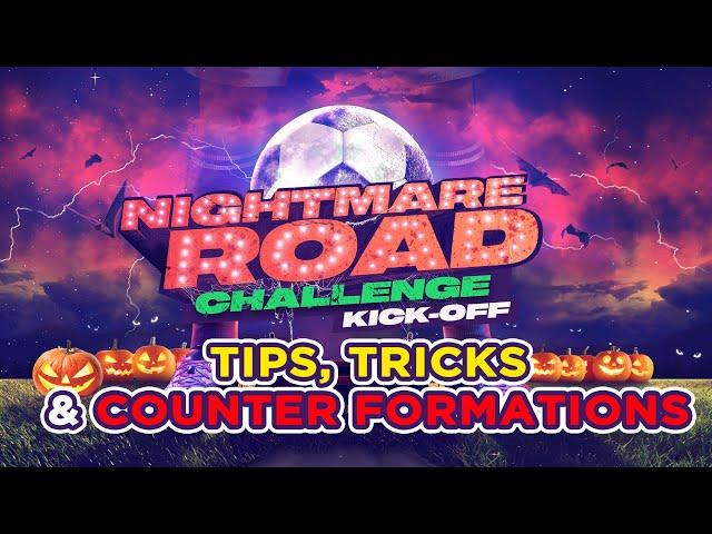 TIPS, TRICKS & COUNTER FORMATIONS for Nightmare Road | Top Eleven 2024