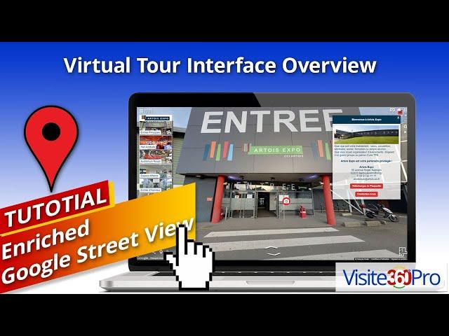 Virtual Tour Interface Overview by Visite 360 Pro