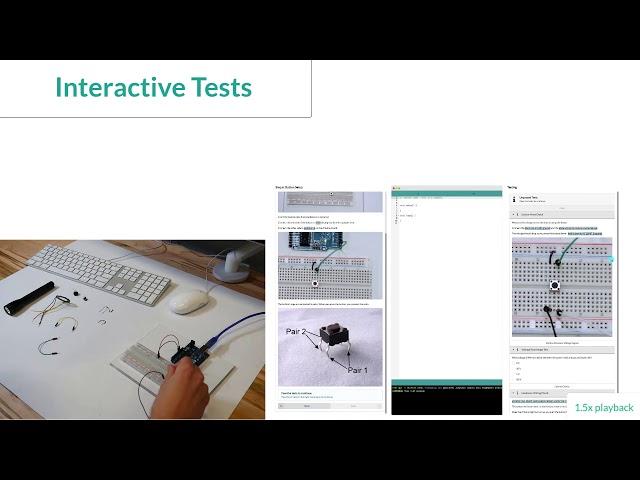 ElectroTutor : Test-Driven Physical Computing Tutorials